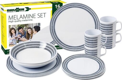 Nõudekomplekt Brunner Bluebay 16 tk.